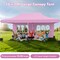 10x20 Pop Up Canopy Tent with Sidewalls and Windows for Outdoor Events